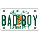 Bad Boy Florida Novelty Metal License Plate 4" x 2.2" (MLP)
