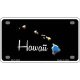 Hawaii Rainbow Metal Novelty License Plate 4" x 2.2" (MLP)