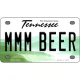 MMM Beer Tennessee Novelty Metal License Plate 4" x 2.2" (MLP)