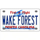 Wake Forest North Carolina Novelty Metal License Plate 4" x 2.2" (MLP)