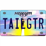 Tailgtr Mississippi Novelty Metal License Plate 4" x 2.2" (MLP)