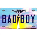 Bad Boy Mississippi Novelty Metal License Plate 4" x 2.2" (MLP)