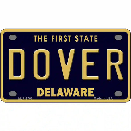 Delaware Novelty Metal License Plate 4" x 2.2" (MLP)