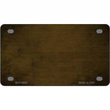 Brown Oil Rubbed Solid Metal Novelty License Plate 4" x 2.2" (MLP)