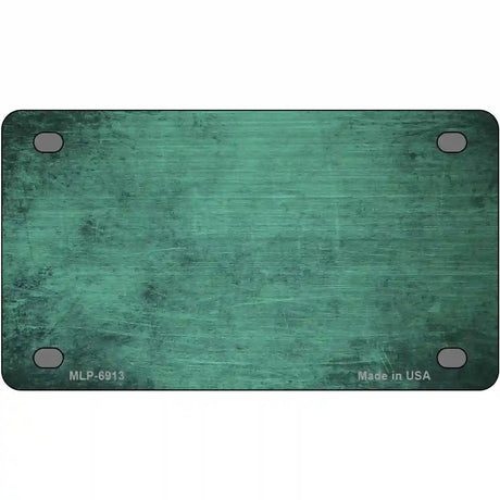Mint Oil Rubbed Solid Metal Novelty License Plate 4" x 2.2" (MLP)