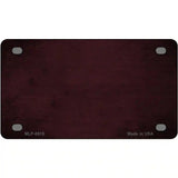 Burguny Oil Rubbed Solid Metal Novelty License Plate 4" x 2.2" (MLP)