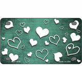 Mint White Love Oil Rubbed Metal Novelty License Plate 4" x 2.2" (MLP)