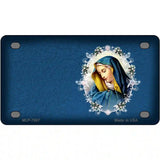 Virgin Mary Metal Novelty License Plate 4" x 2.2" (MLP)