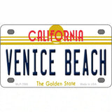 Venice Beach California Novelty Metal License Plate 4" x 2.2" (MLP)