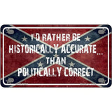 Historically Accurate Novelty Metal License Plate 4" x 2.2" (MLP)