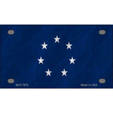 First Confederate Flag 7 Stars Novelty Metal License Plate