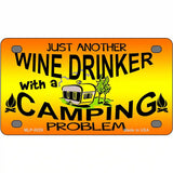 Just Another Wine Drinker Novelty Metal License Plate 4" x 2.2" (MLP)