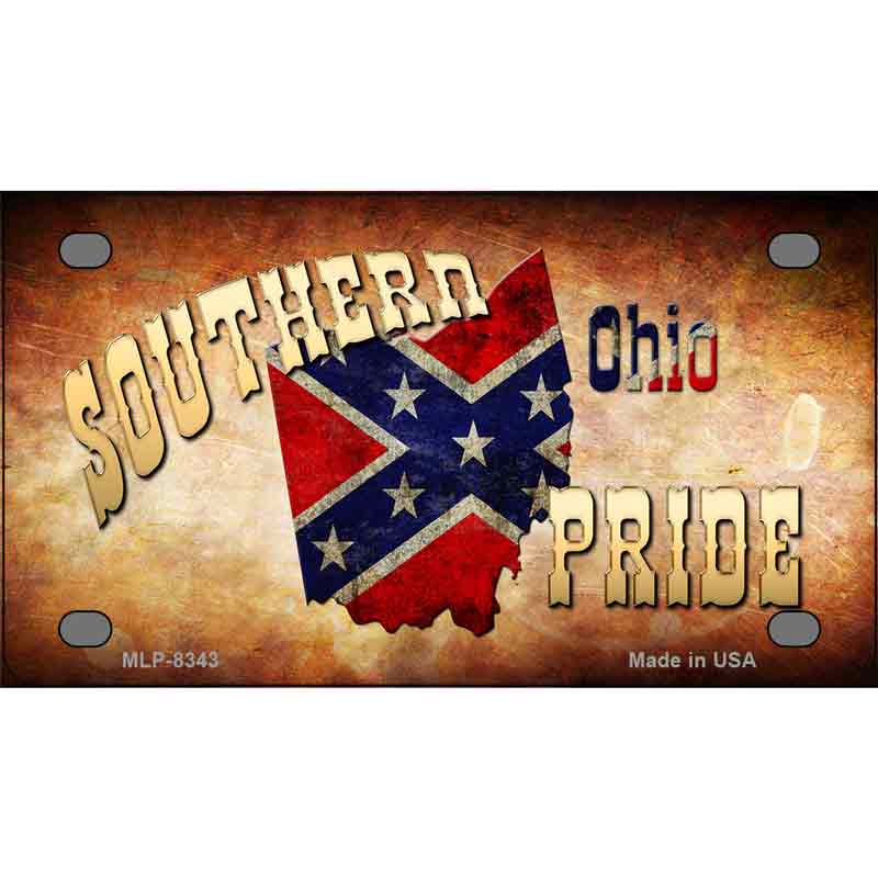 Southern Pride Ohio Metal Novelty License Plate