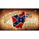 Southern Pride Ohio Metal Novelty License Plate
