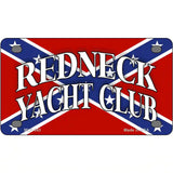 Redneck Yacht Club Metal Novelty License Plate 4" x 2.2" (MLP)