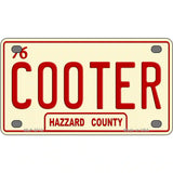 Cooter Metal Novelty License Plate 4" x 2.2" (MLP)