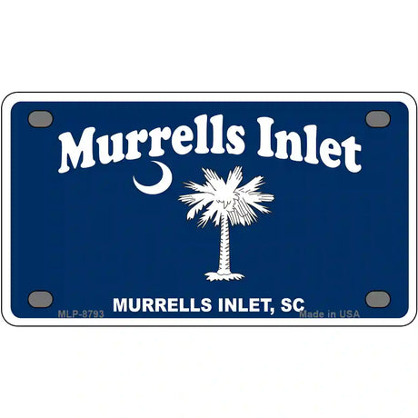 Murrells Inlet Metal Novelty License Plate 4" x 2.2" (MLP)