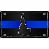 Idaho Thin Blue Line Metal Novelty License Plate 4" x 2.2" (MLP)