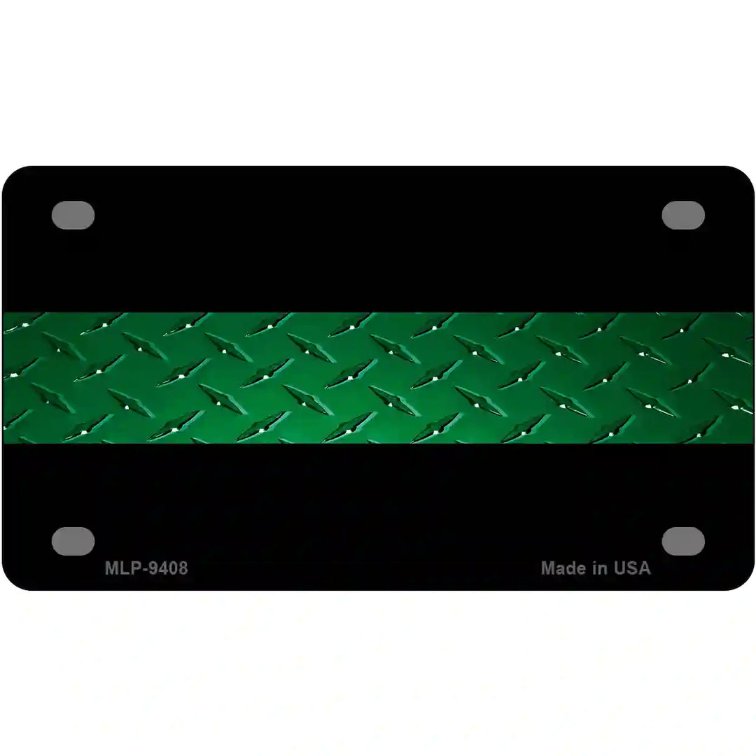 Federal Agents Diamond Novelty Metal License Plate 4" x 2.2" (MLP)