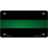 Federal Agents Diamond Novelty Metal License Plate 4" x 2.2" (MLP)