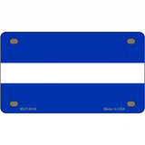 Thin White Line On Blue Novelty Metal License Plate 4" x 2.2" (MLP)