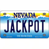 Jack Pot Nevada Novelty Metal License Plate 4" x 2.2" (MLP)