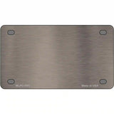 Tan Metallic Solid Metal Novelty License Plate 4" x 2.2" (MLPC)