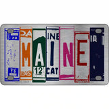 Maine License Plate Art Metal Novelty License Plate 4" x 2.2" (MLPC)