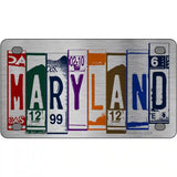 Maryland License Plate Art Metal Novelty License Plate 4" x 2.2" (MLPC)