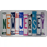 New Jersey License Plate Art Metal Novelty License Plate 4" x 2.2" (MLPC)