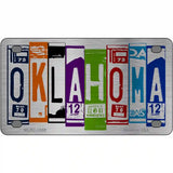 Oklahoma License Plate Art Metal Novelty License Plate 4" x 2.2" (MLPC)