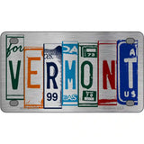 Vermont License Plate Art Metal Novelty License Plate 4" x 2.2" (MLPC)
