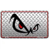 No Fear Eyes Diamond Novelty Metal License Plate 7" x 4" (MP)