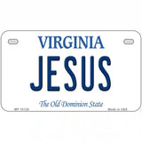Jesus Virginia Metal Novelty License Plate 7" x 4" (MP)