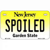 Spoiled New Jersey Metal Novelty License Plate 7" x 4" (MP)