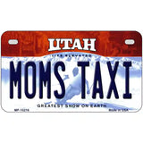 Moms Taxi Utah Metal Novelty License Plate 7" x 4" (MP)