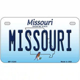 Missouri Metal Novelty License Plate 7" x 4" (MP)