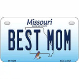 Best Mom Missouri Metal Novelty License Plate 7" x 4" (MP)