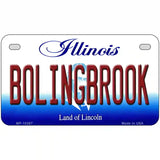 Bolingbrook Illinois Metal Novelty License Plate 7" x 4" (MP)