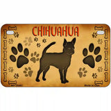 Chihuahua Novelty Metal License Plate 7" x 4" (MP)
