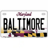 Baltimore Maryland Metal Novelty License Plate 7" x 4" (MP)