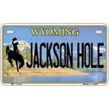 Jackson Hole Wyoming Metal Novelty License Plate 7" x 4" (MP)