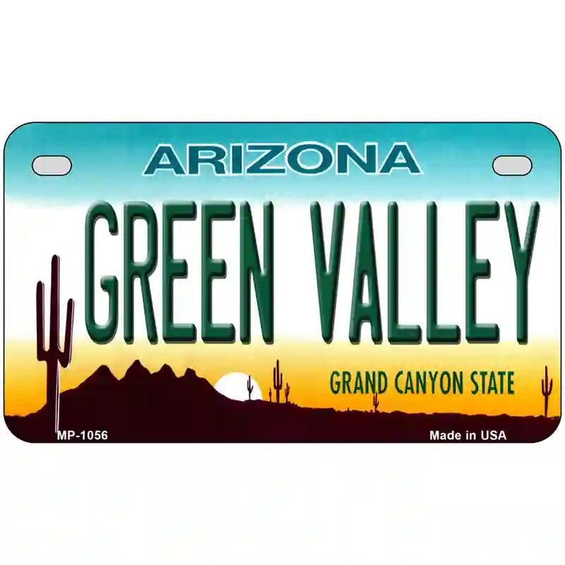 Green Valley Arizona Novelty Metal License Plate 7" x 4" (MP)