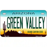 Green Valley Arizona Novelty Metal License Plate 7" x 4" (MP)