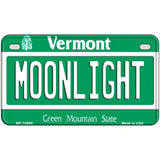 Moonlight Vermont Metal Novelty License Plate 7" x 4" (MP)