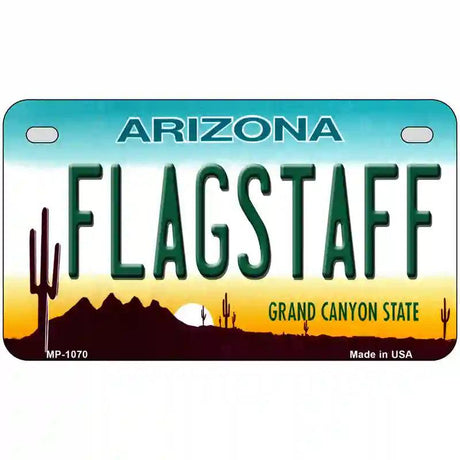 Flagstaff Arizona Novelty Metal License Plate 7" x 4" (MP)