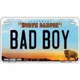 Bad Boy North Dakota Metal Novelty License Plate 7" x 4" (MP)
