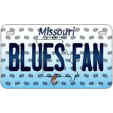 Blues Fan Missouri Novelty Metal License Plate 7" x 4" (MP)