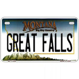 Great Falls Montana State Novelty License Plate 7" x 4" (MP)