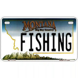 Fishing Montana State Novelty License Plate 7" x 4" (MP)